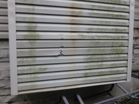 Photo of worn siding